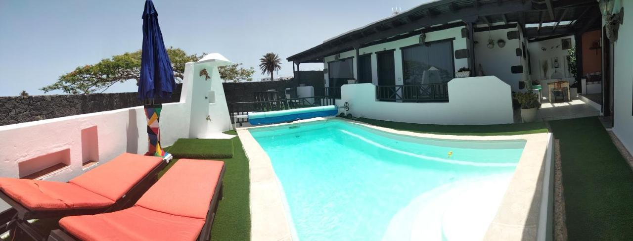 Aptos Con Piscina El Flamboyan 1 Teseguite Buitenkant foto